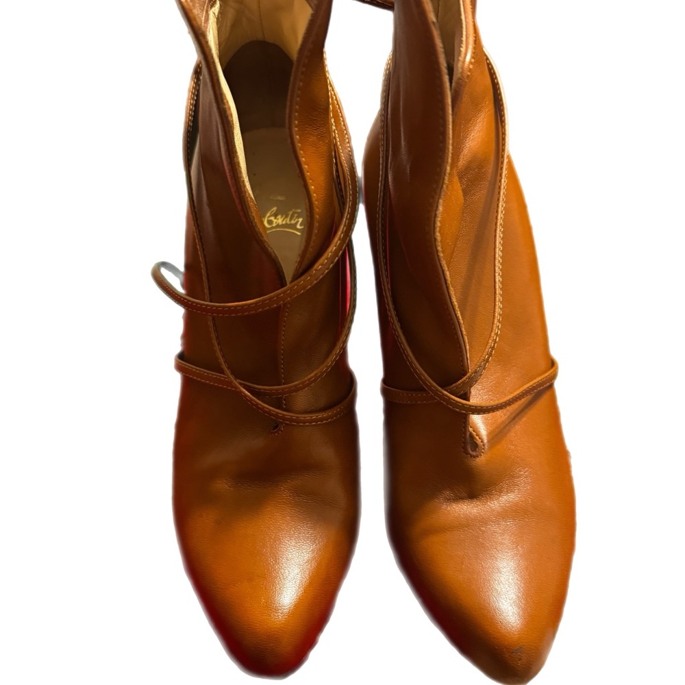 Christian Louboutin Women's Brown Leather Boots